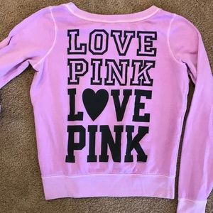 VS pink purple/pink crew neck